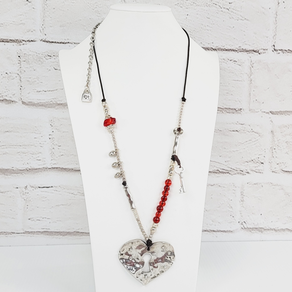 2014 Uno de 50 "Al rojo vivo" It's red hot! Heart Necklace - Picture 5 of 12